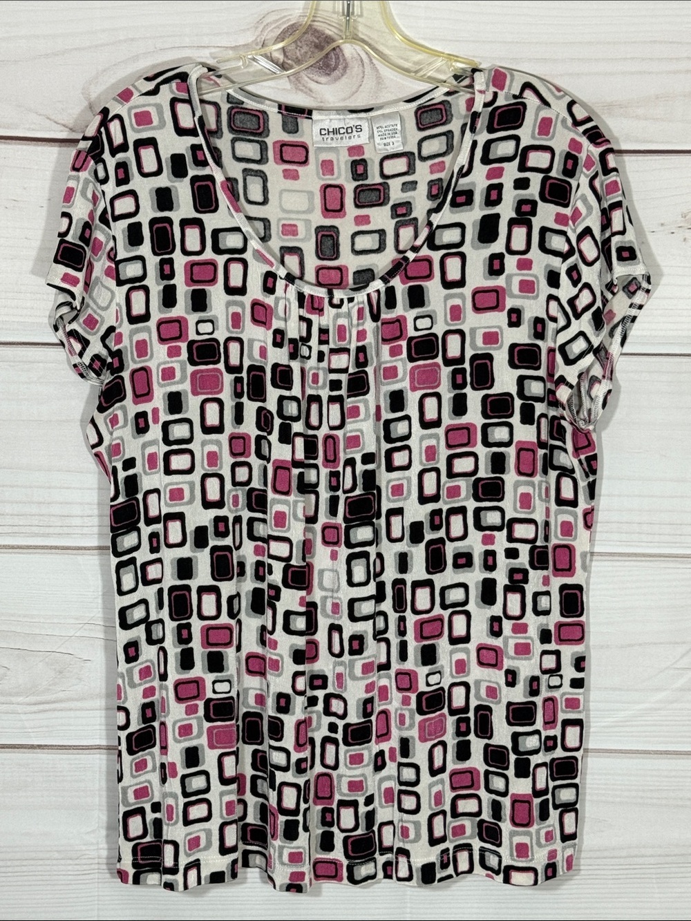 Chico's Women's Mixed-Print Tank & Short-Sleeve Tops Size XL/16/Chico’s 3 - Picture 2 of 10